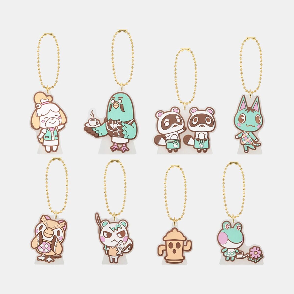 Nintendo Store Japan - Animal Crossing Standing Character Rubber Keychain Collection (Blind Box)