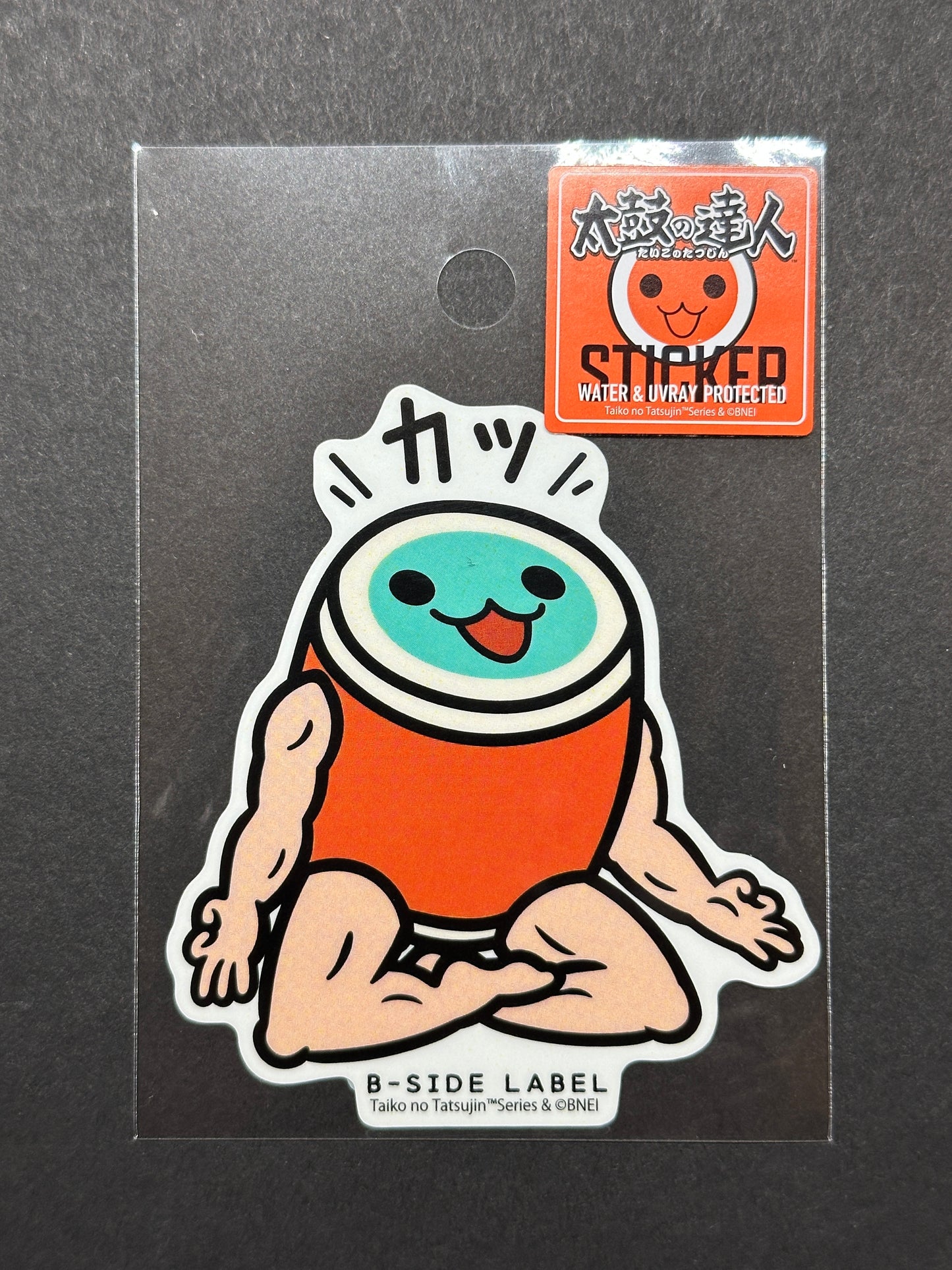 Taiko no Tatsujin - Standing Katsu - B-Side Label Collab Sticker