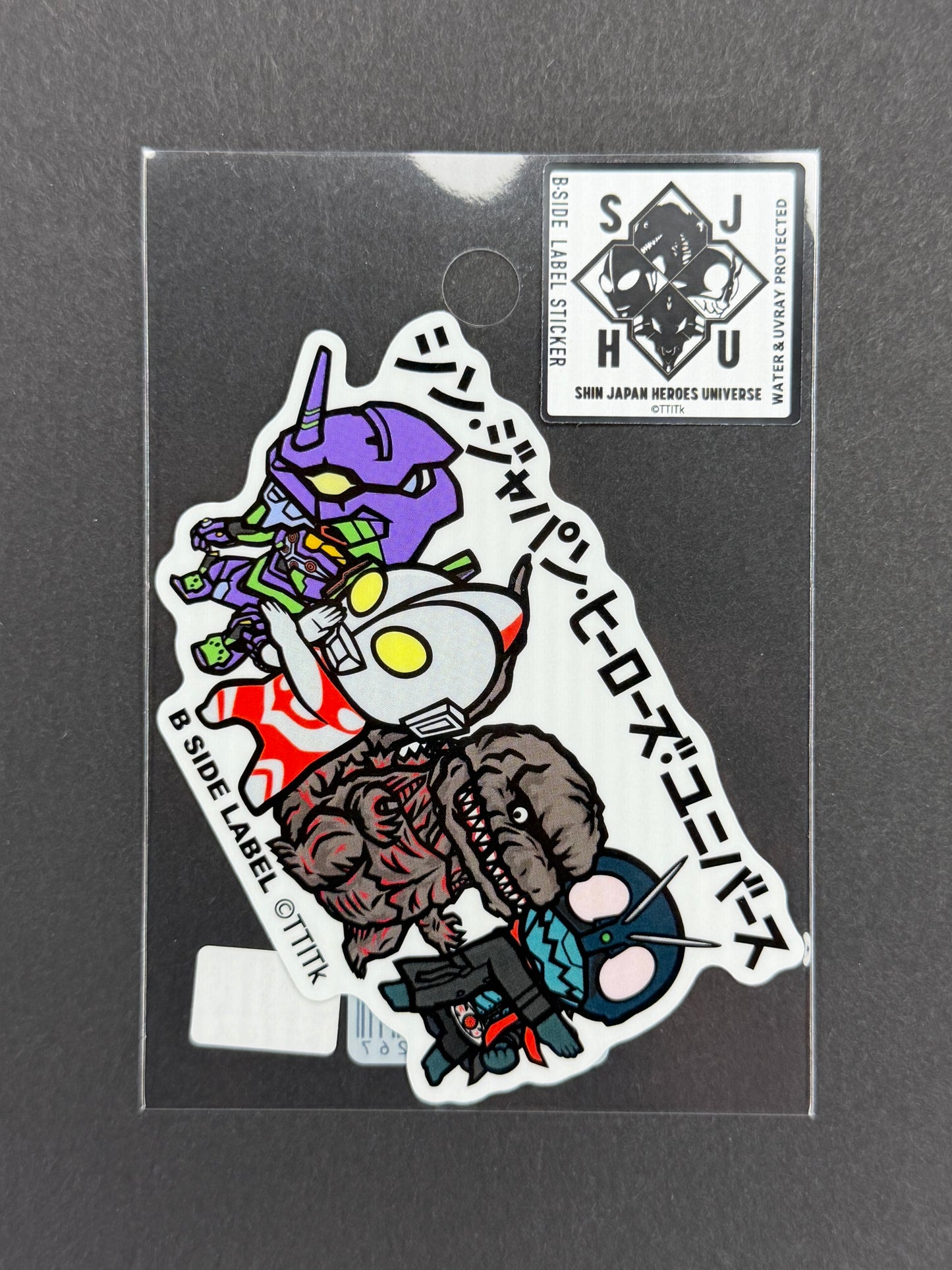 B-SIDE LABEL Collab Sticker - Shin Japan Heroes Universe - Assemble