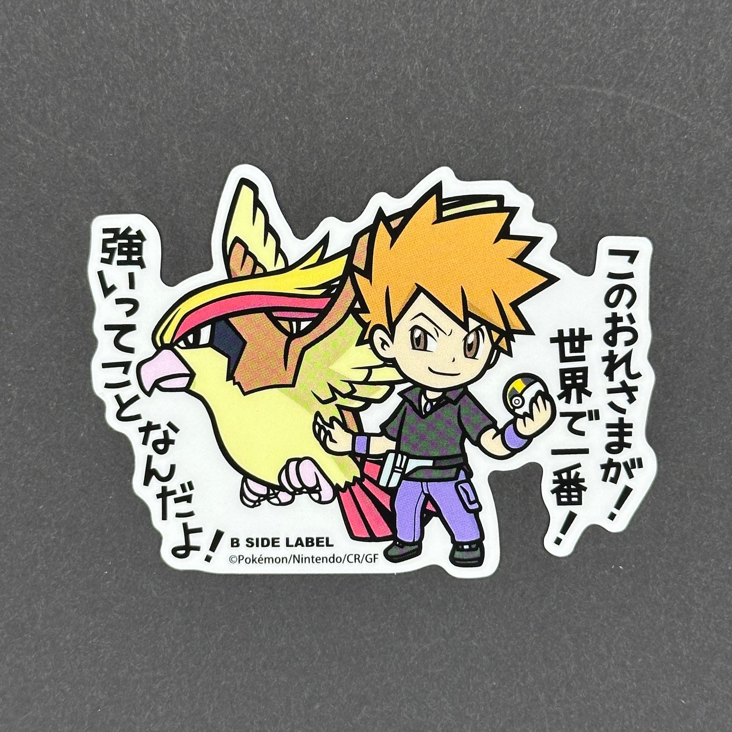 Pokémon - Blue & Pidgeot - B-Side Label Collab Sticker