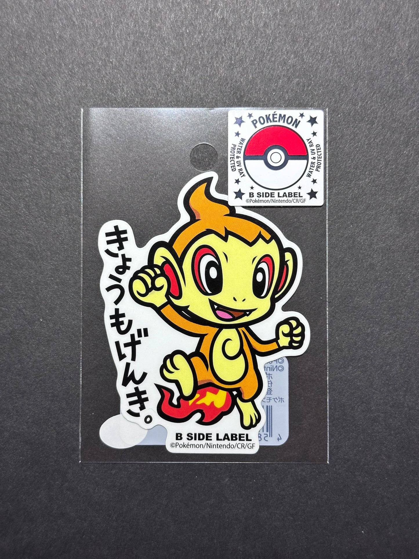 Pokémon - Chimchar - B-Side Label Collab Sticker
