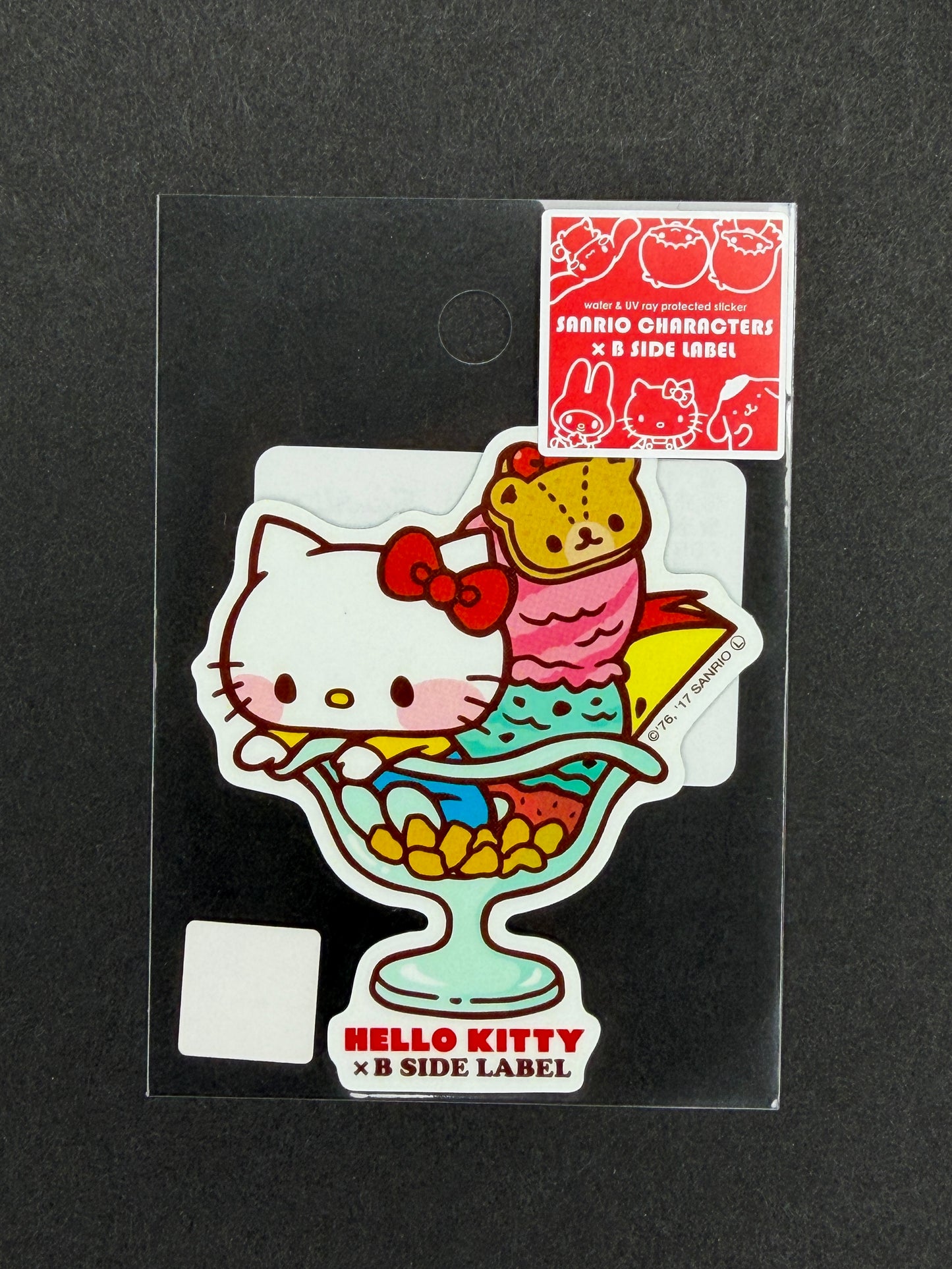 Sanrio Characters - Hello Kitty Parfait - B-Side Label Collab Sticker