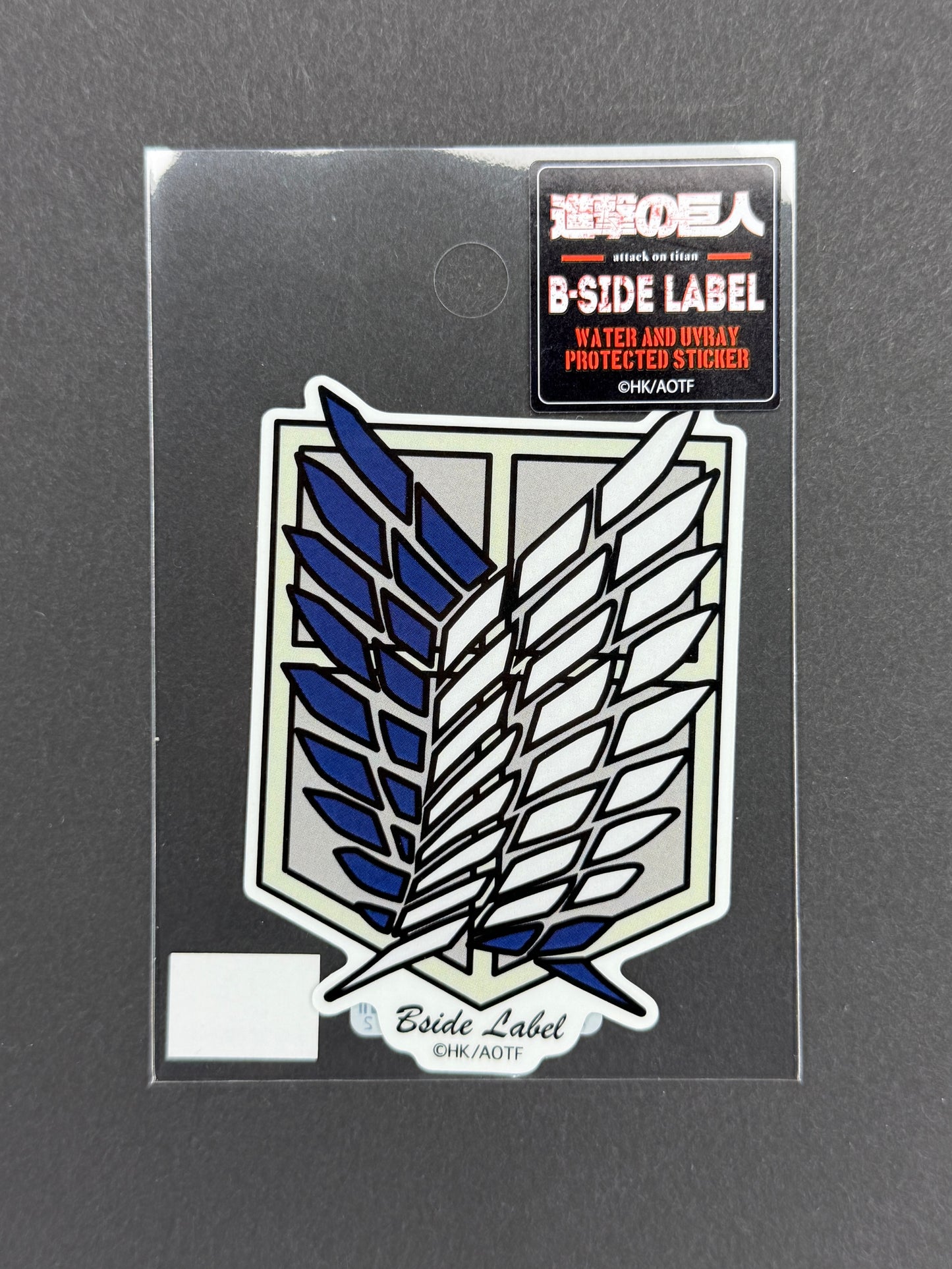 B-SIDE LABEL Collab Sticker - Attack on Titan - Survey Corp Emblem