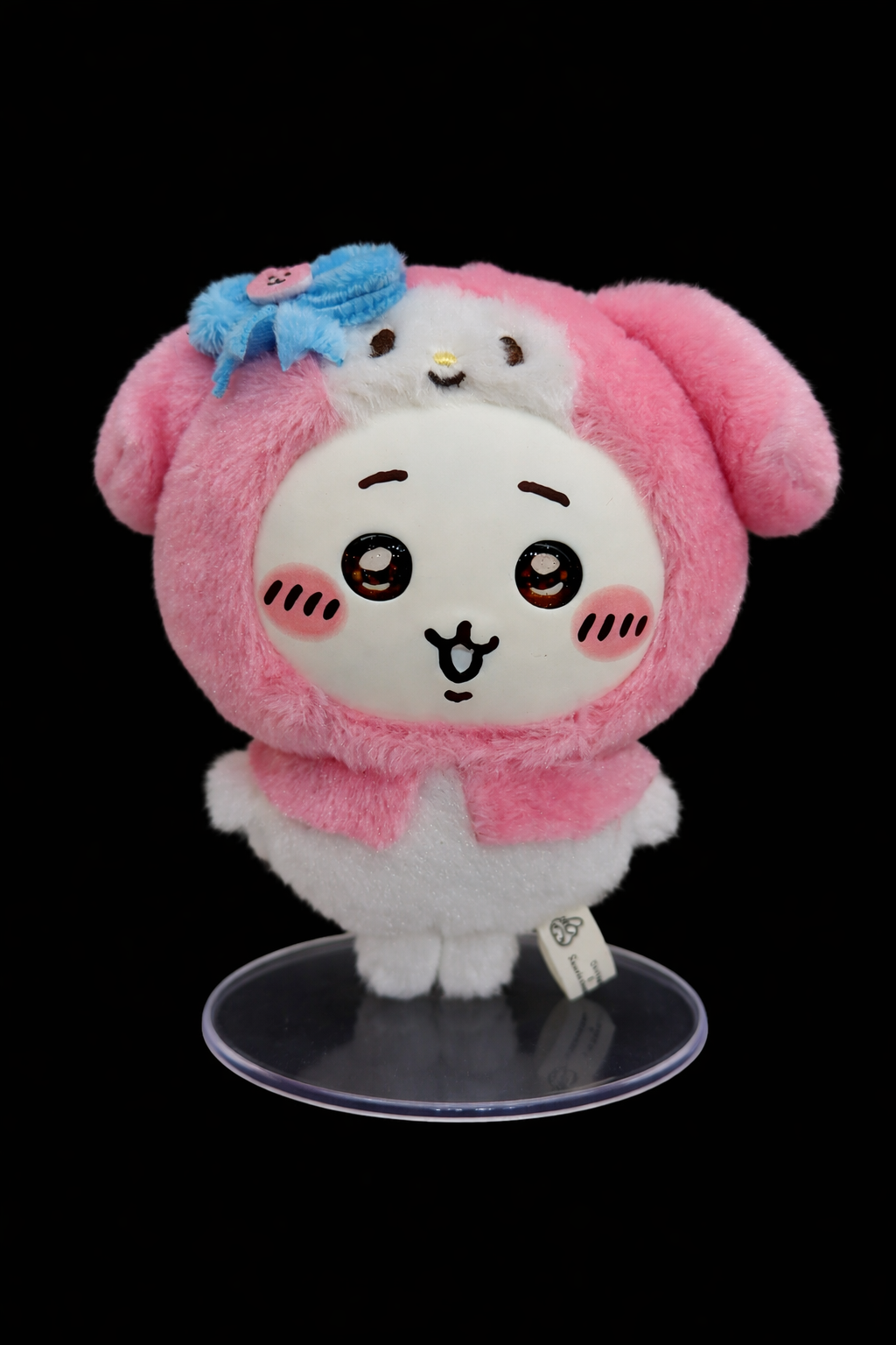 Chiikawa x Sanrio Characters Kiramekko Collectible Plush - My Melody
