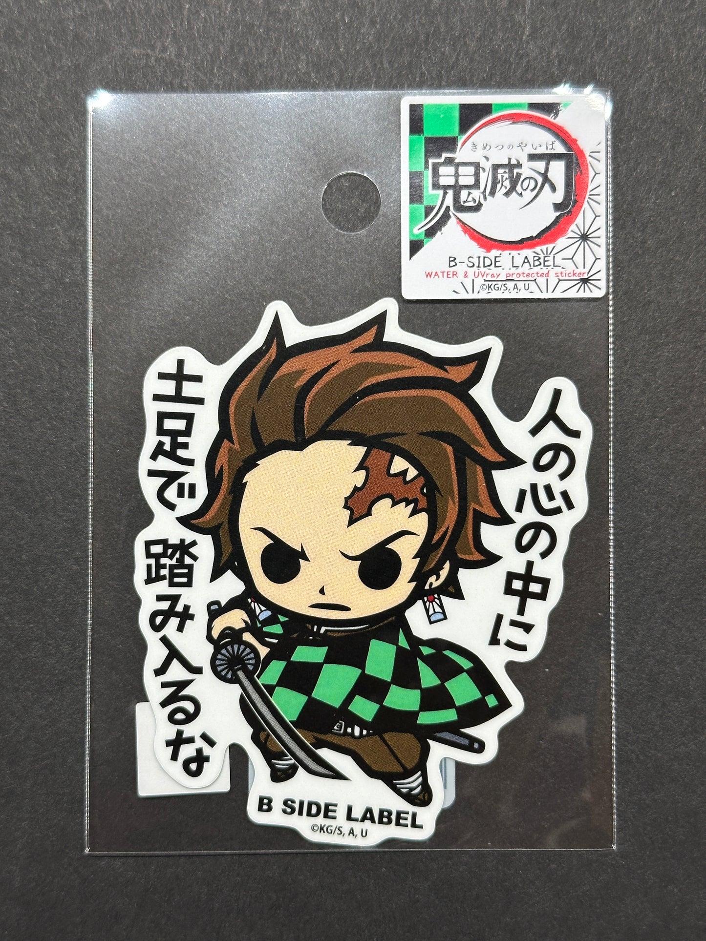 Demon Slayer - Tanjiro with Sword - B-Side Label Collab Sticker