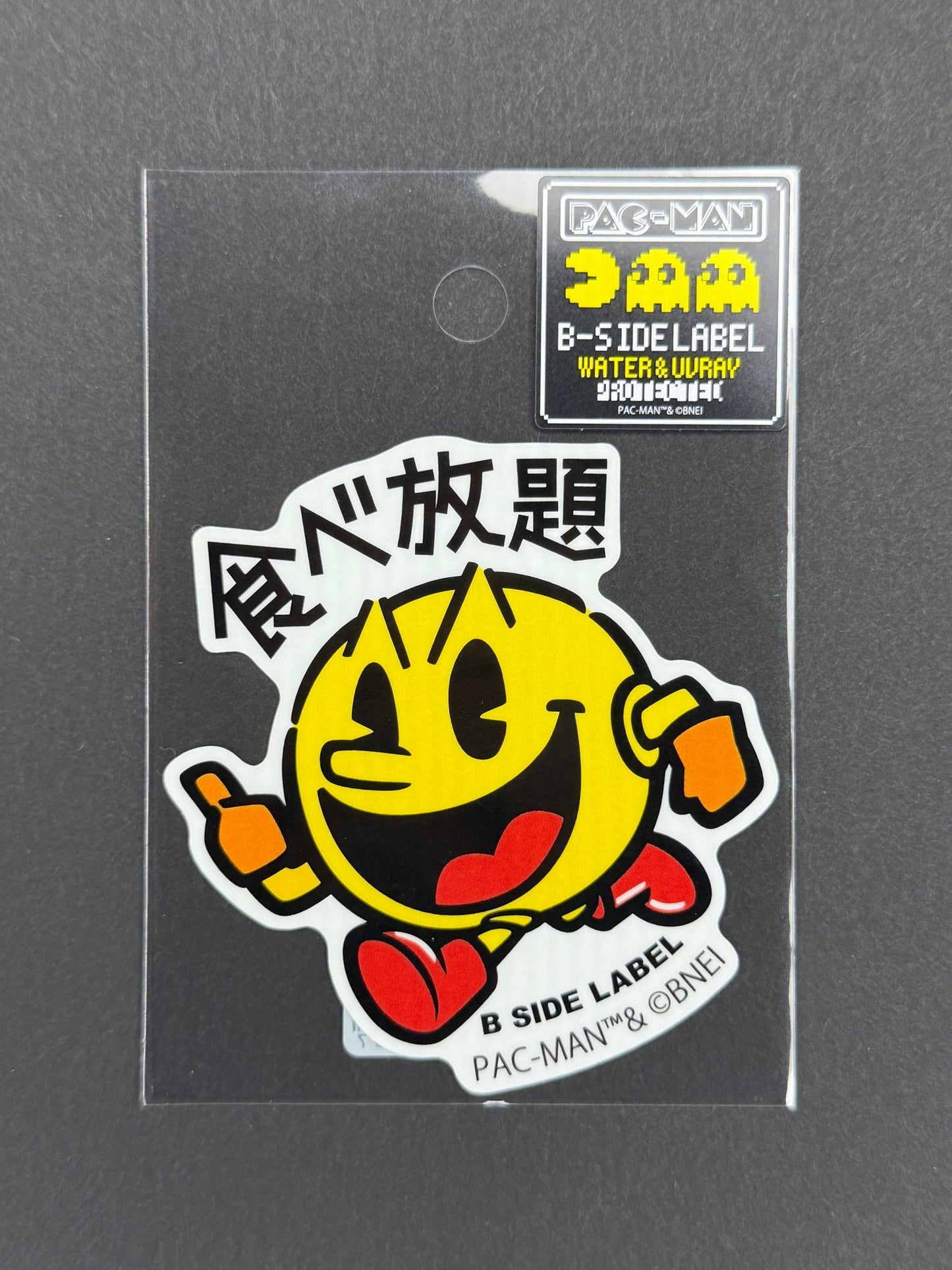 B-SIDE LABEL Collab Sticker - Pac-Man - Pac-Man