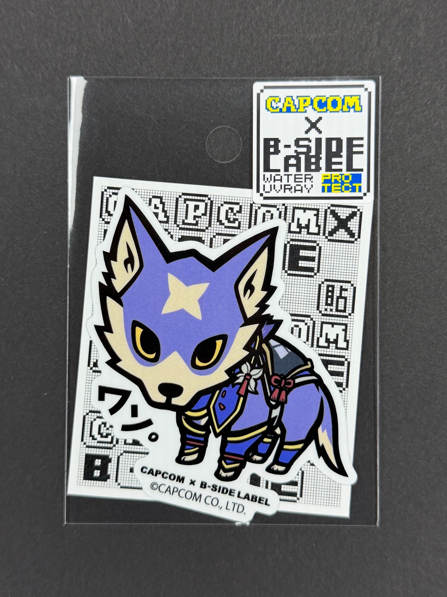 B-SIDE LABEL Collab Sticker - Capcom - Monster Hunter - Palamute