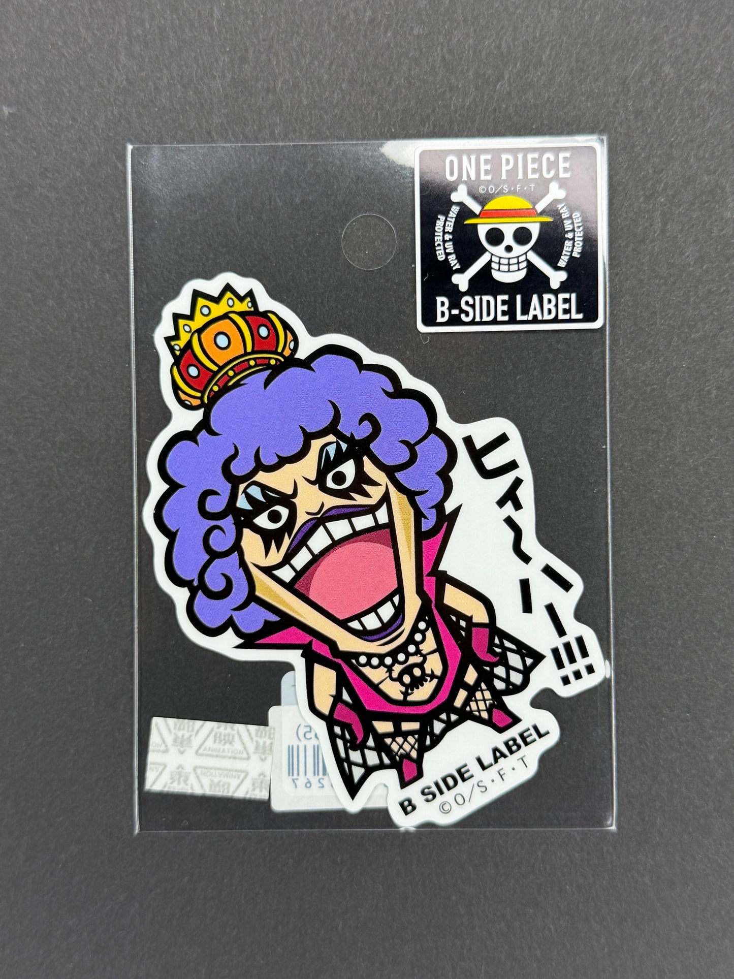 B-SIDE LABEL Collab Sticker - One Piece - Emporio Ivankov