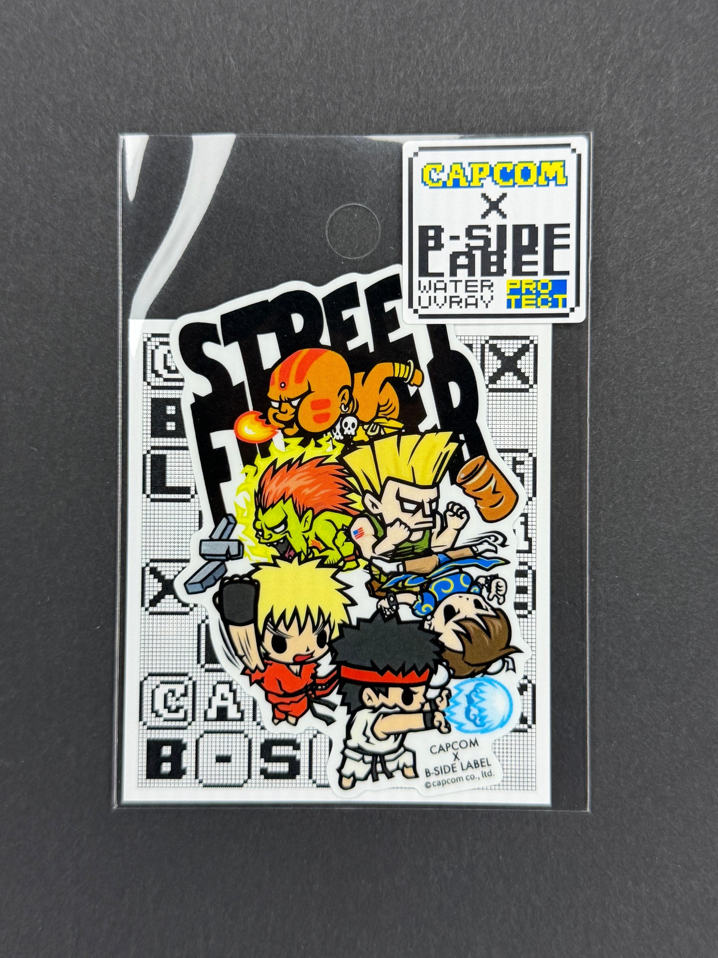 B-SIDE LABEL Collab Sticker - Capcom - Street Fighter - Assemble