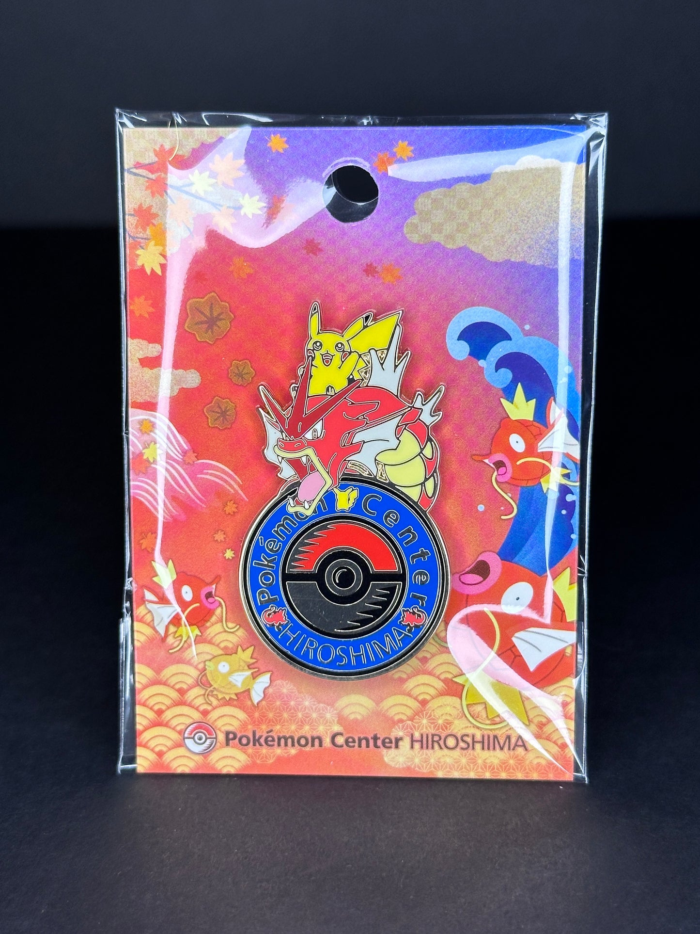 Pokémon Center Hiroshima Official Pin Badge