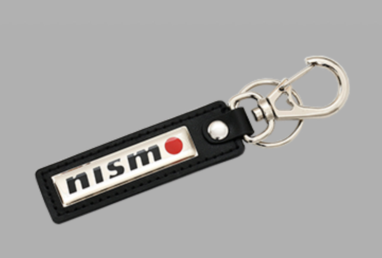 Nissan Nismo Heritage Logo 1997 Leather Metal Keychain - KWA10-50TZ0