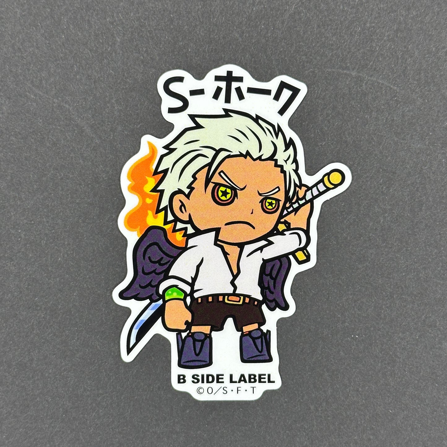 One Piece - S-Hawk - B-Side Label Collab Sticker