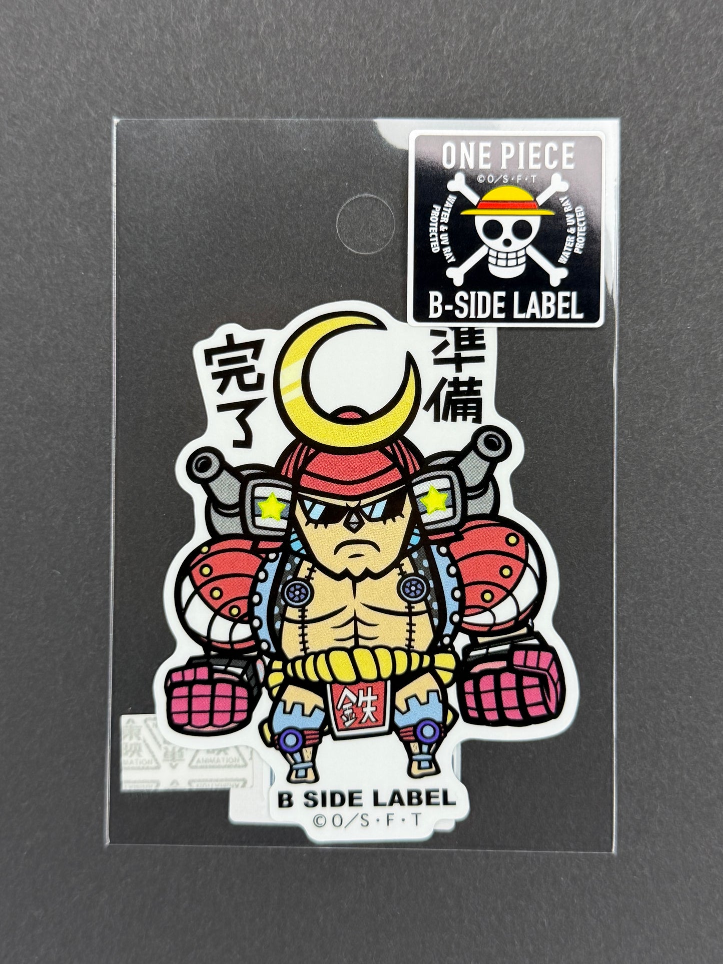 B-SIDE LABEL Collab Sticker - One Piece - Franky (Raid on Onigashima)