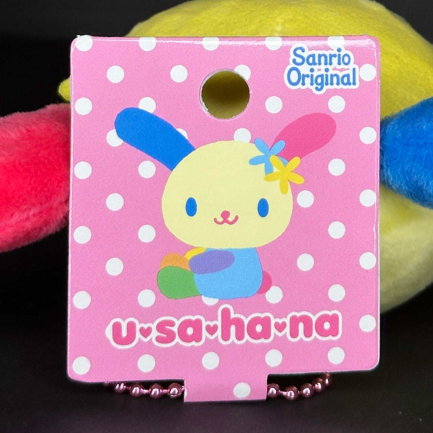 Sanrio Original Usahana Mascot Plush Keychain