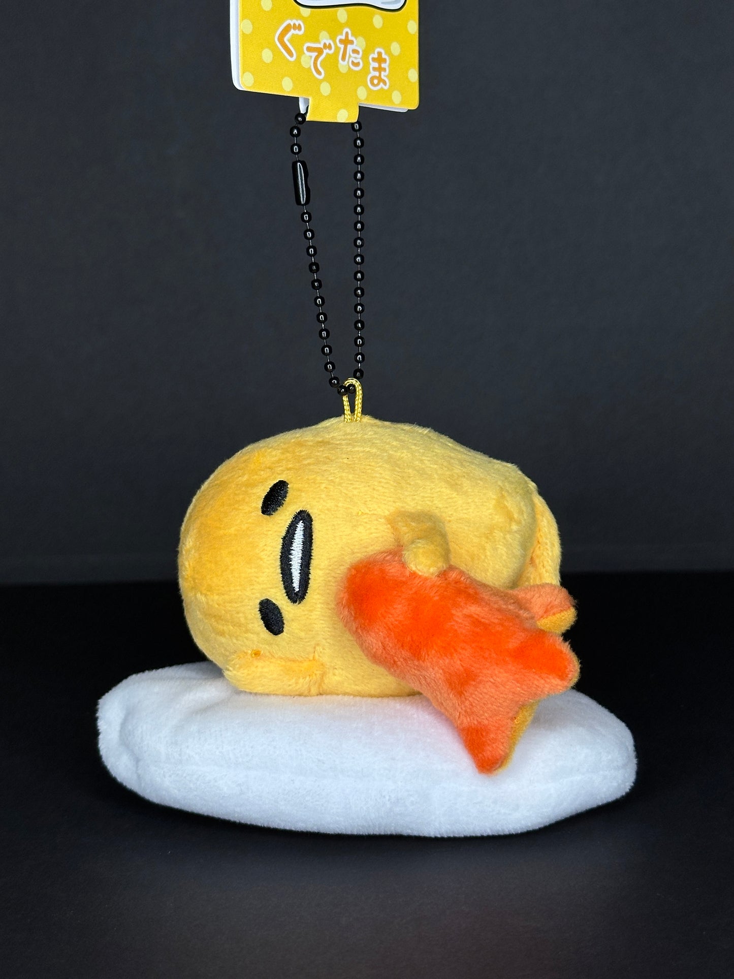 Sanrio Original Gudetama Mascot Plush Keychain