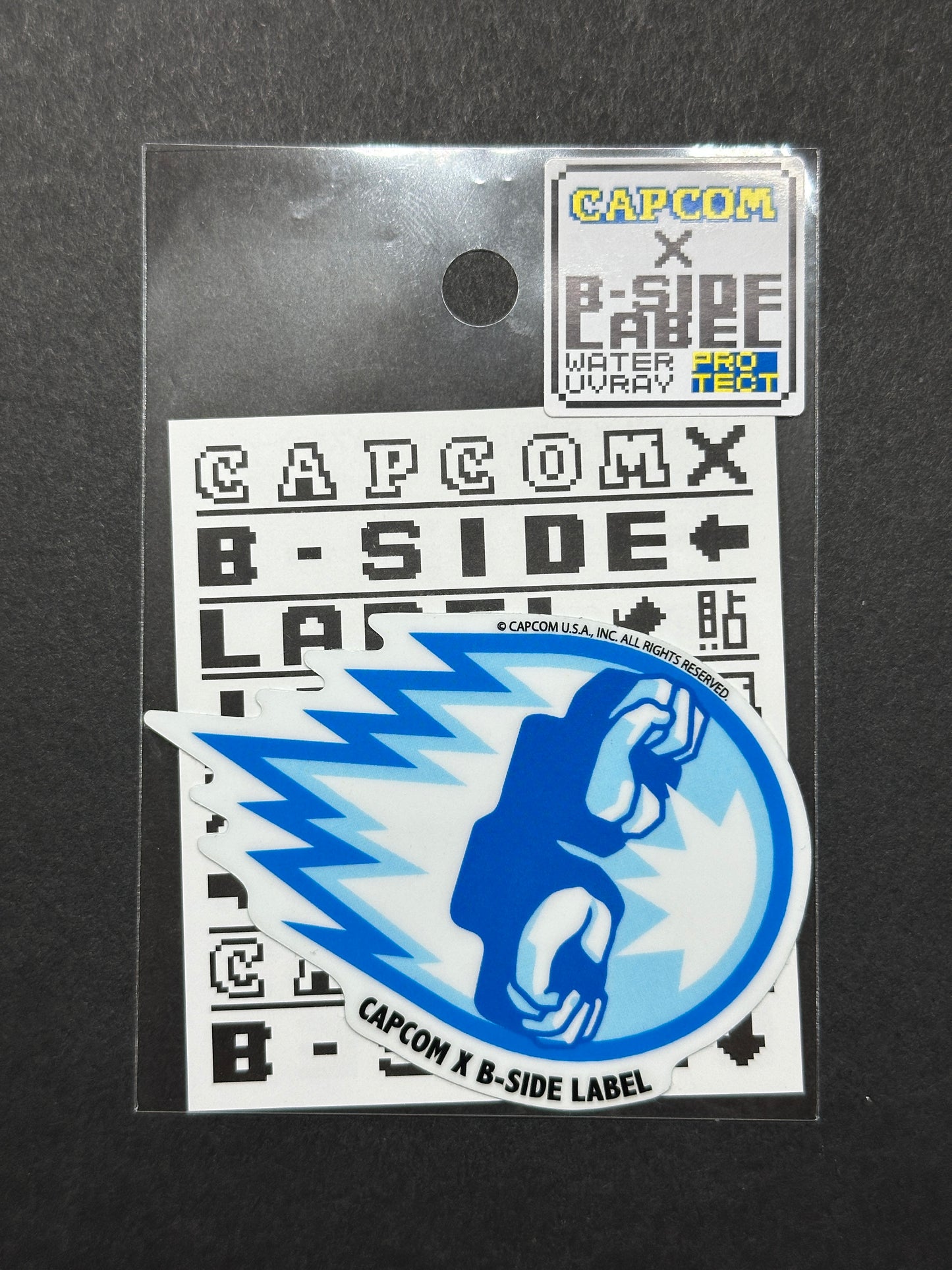 Capcom Street Fighter - Hadouken - B-Side Label Collab Sticker