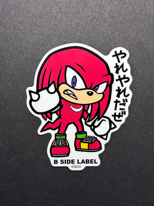 Sonic the Hedgehog - Knuckles - B-Side Label Collab Sticker