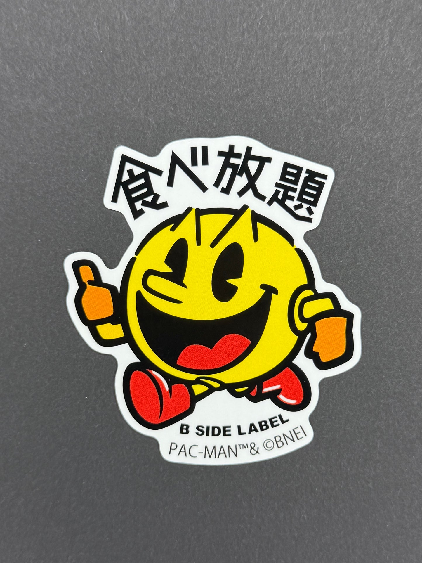 B-SIDE LABEL Collab Sticker - Pac-Man - Pac-Man