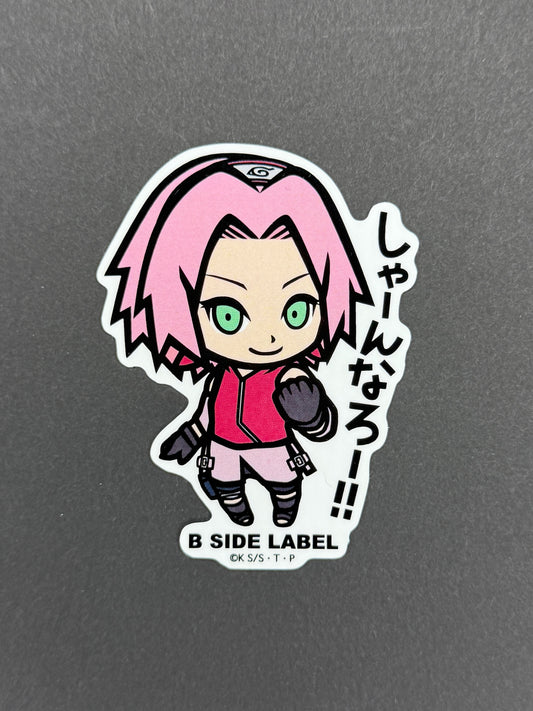 B-SIDE LABEL Collab Sticker - Naruto/Boruto - Sakura Haruno