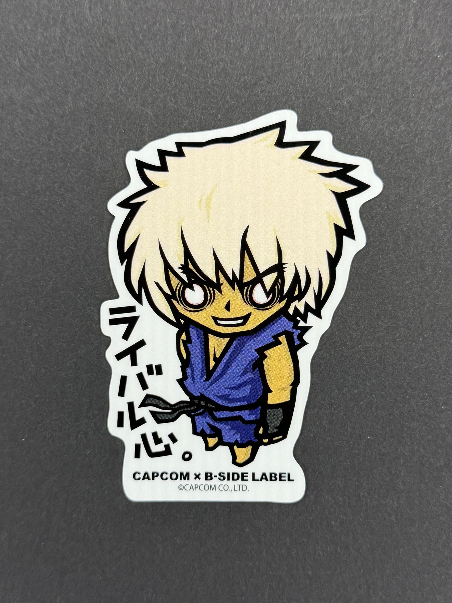 B-SIDE LABEL Collab Sticker - Capcom - Street Fighter - Brainwashed Ken