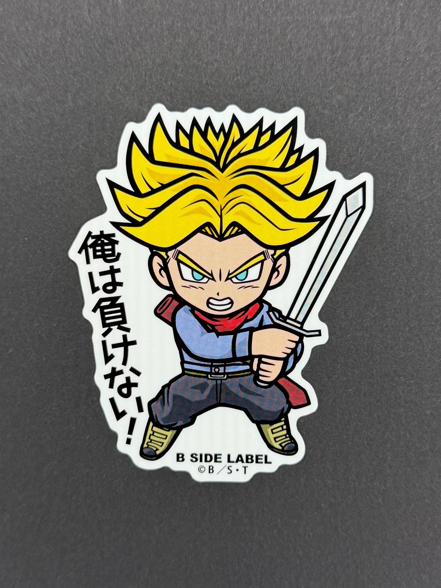 B-SIDE LABEL Collab Sticker - Dragonball Super - Super Saiyan Future Trunks