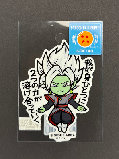B-SIDE LABEL Collab Sticker - Dragonball Super - Fused Zamasu