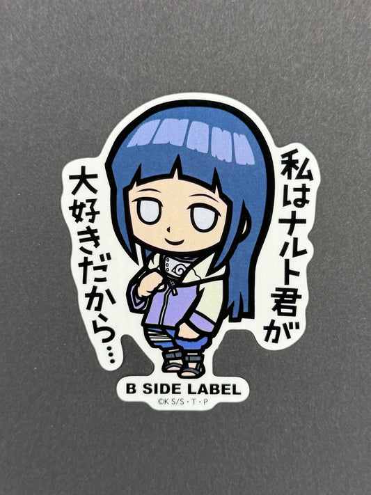 B-SIDE LABEL Collab Sticker - Naruto/Boruto - Hinata Hyuga