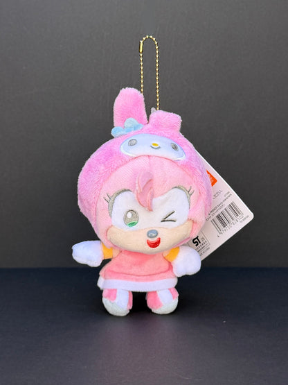 Sonic & Friends Sanrio Characters - Amy x My Melody Plush
