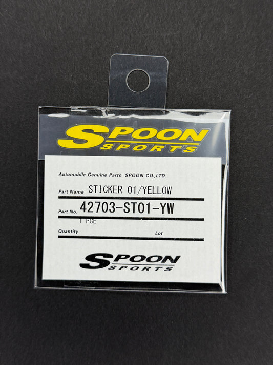 Spoon Sticker 01/Yellow - 42703-ST01-YW