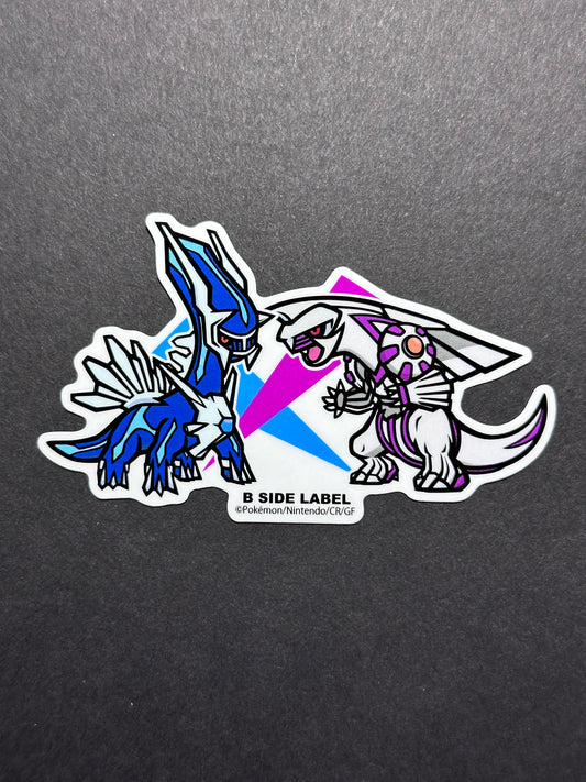 Pokémon - Dialga & Palkia - B-Side Label Collab Sticker