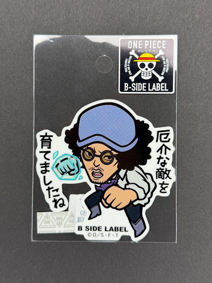 B-SIDE LABEL Collab Sticker - One Piece - Kuzan (Pirate Island)