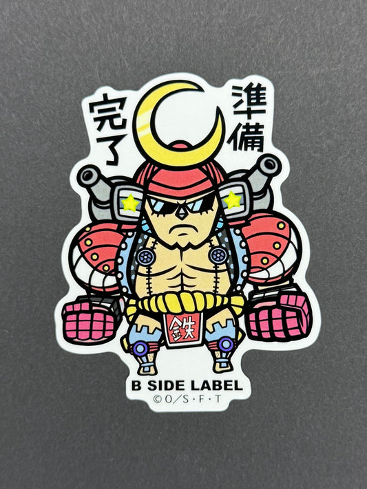 B-SIDE LABEL Collab Sticker - One Piece - Franky (Raid on Onigashima)