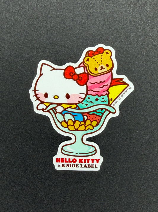 Sanrio Characters - Hello Kitty Parfait - B-Side Label Collab Sticker