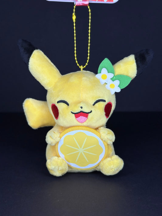 Pikachu with Lemon Plush - Pokémon Center Hiroshima Exclusive