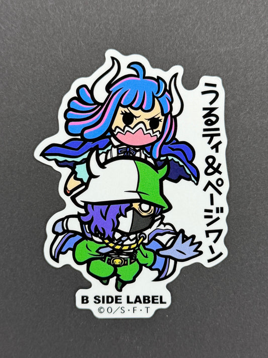 B-SIDE LABEL Collab Sticker - One Piece - Ulti & Page One
