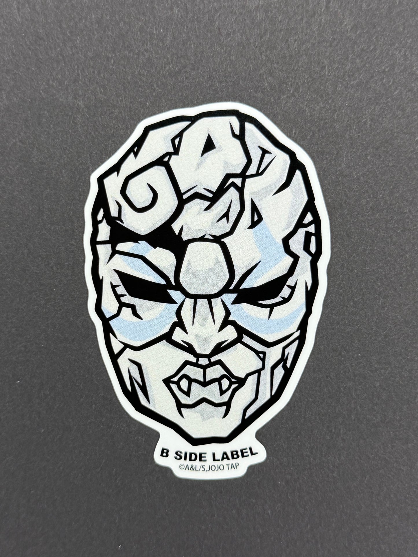 B-SIDE LABEL Collab Sticker - Jojo's Bizarre Adventure - Stone Mask