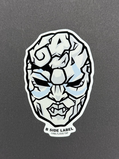 B-SIDE LABEL Collab Sticker - Jojo's Bizarre Adventure - Stone Mask