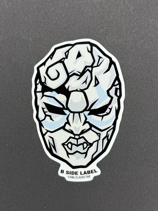 B-SIDE LABEL Collab Sticker - Jojo's Bizarre Adventure - Stone Mask