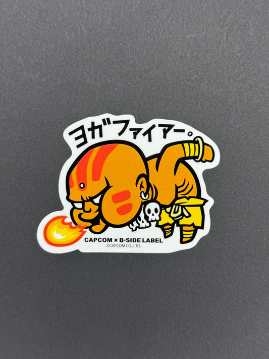 B-SIDE LABEL Collab Sticker - Capcom - Street Fighter - Dhalsim