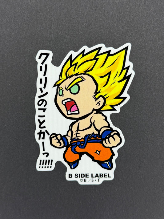 B-SIDE LABEL Collab Sticker - Dragonball Z - Super Saiyan Goku