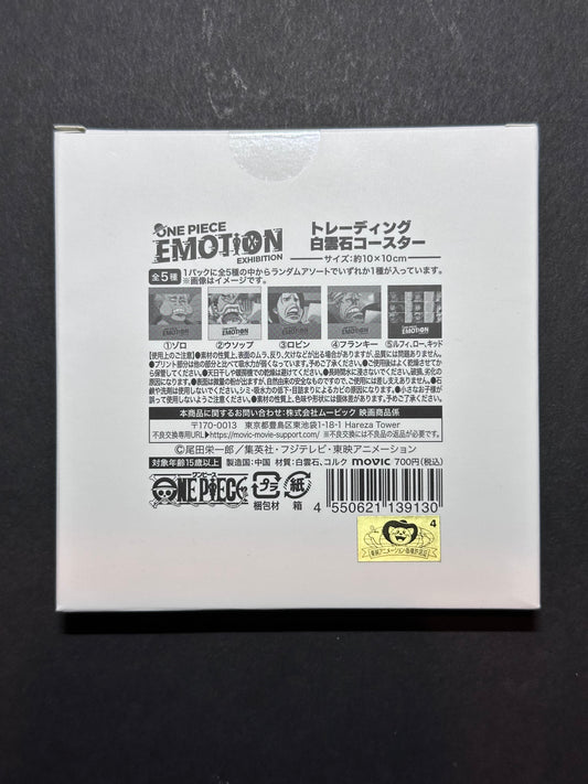 One Piece Emotion Exhibition - Trading Dolomite Coaster (Blind Box)