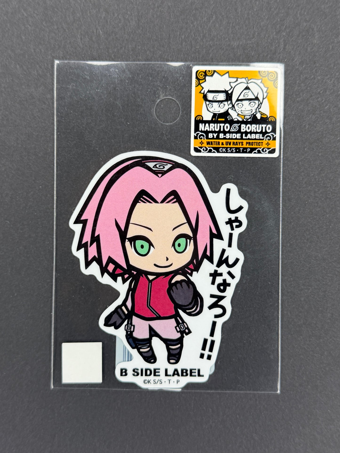 B-SIDE LABEL Collab Sticker - Naruto/Boruto - Sakura Haruno