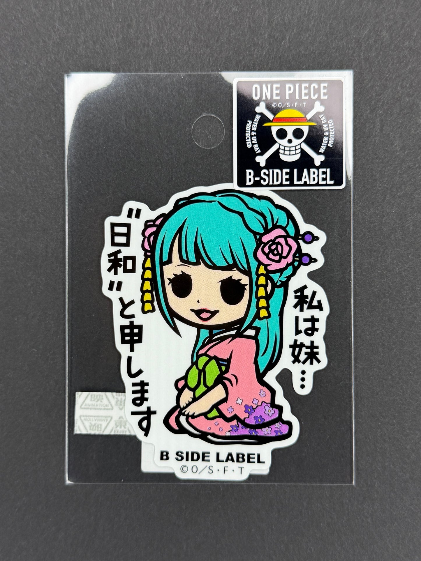 B-SIDE LABEL Collab Sticker - One Piece - Kouzuki Hiyori