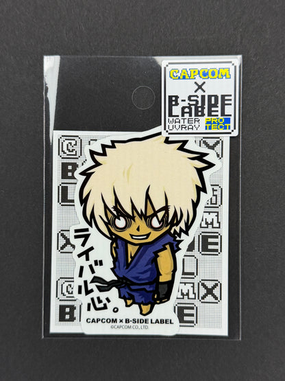 B-SIDE LABEL Collab Sticker - Capcom - Street Fighter - Brainwashed Ken