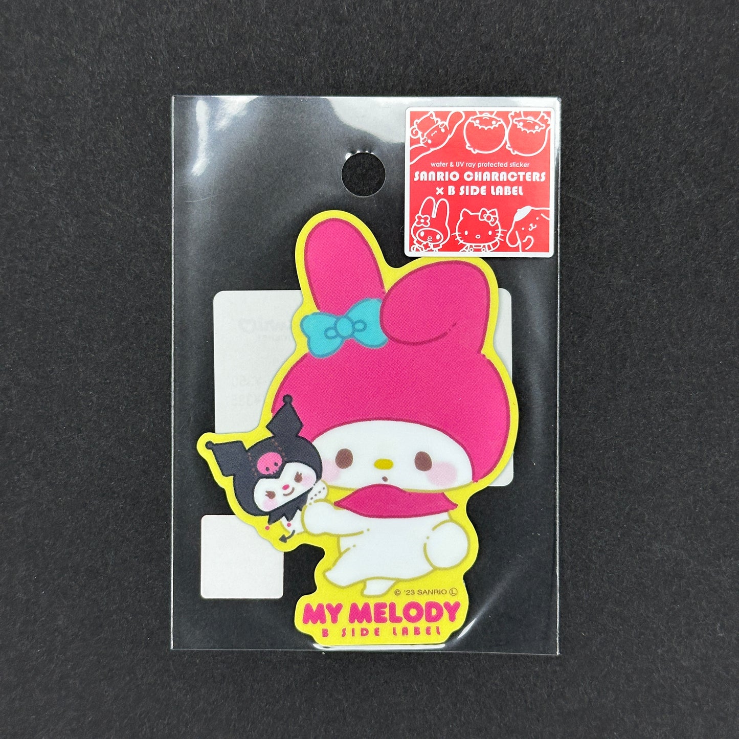 Sanrio Characters - My Melody with Kuromi Doll - B-Side Label Collab Sticker