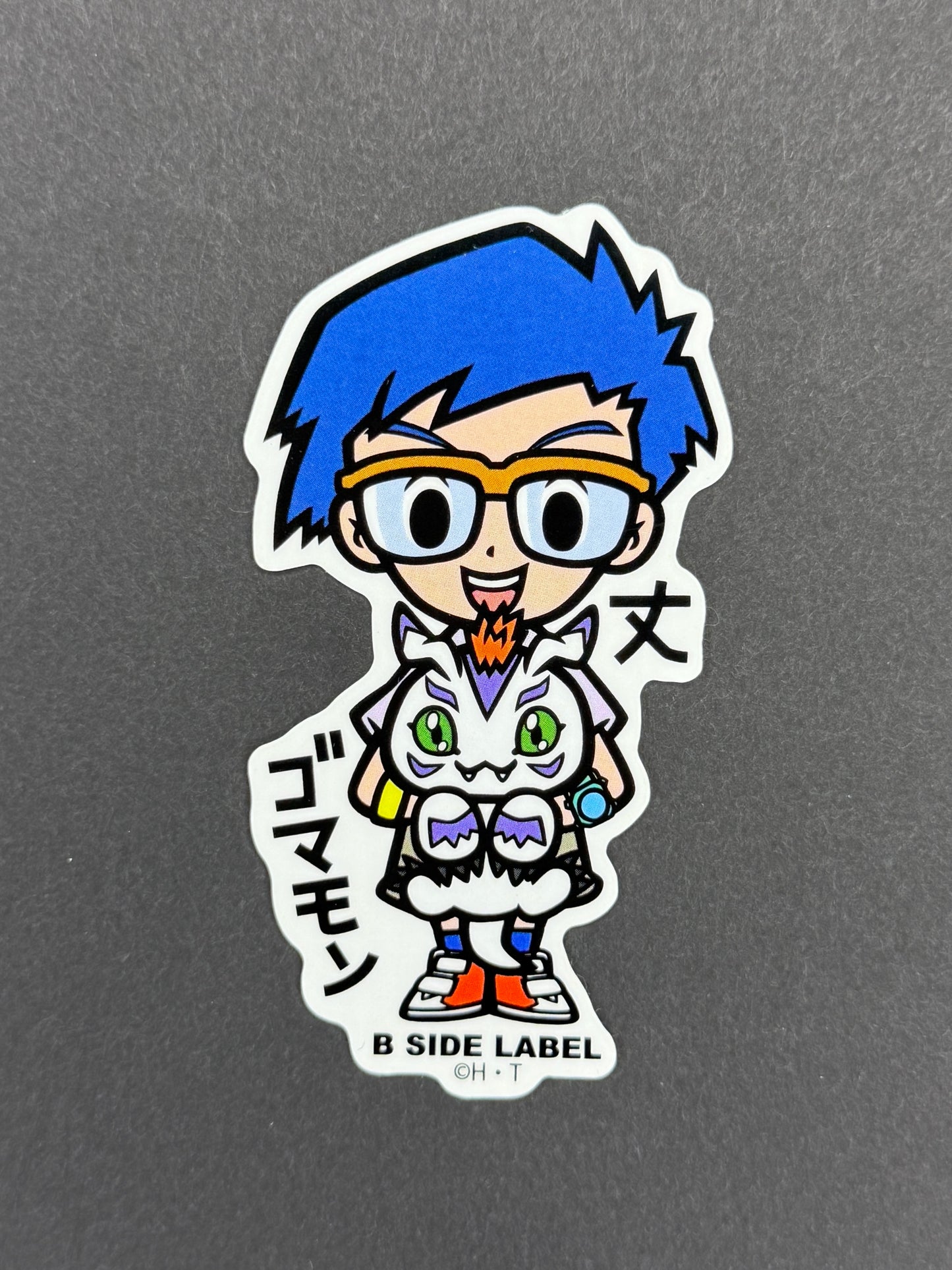 B-SIDE LABEL Collab Sticker - Digimon Adventure - Jo & Gomamon