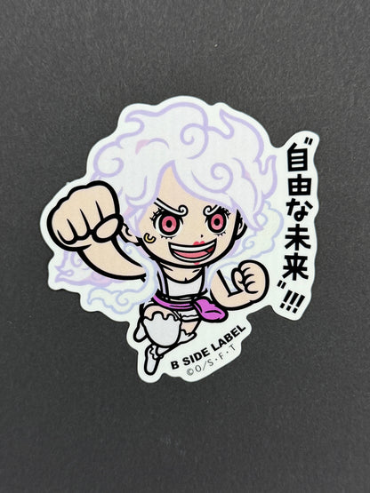 B-SIDE LABEL Collab Sticker - One Piece - Jewelry Bonney ("A Free Future!!!")