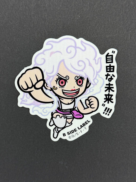 B-SIDE LABEL Collab Sticker - One Piece - Jewelry Bonney ("A Free Future!!!")