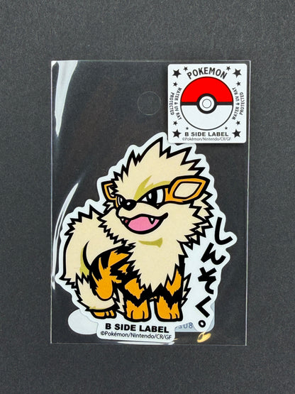 Pokémon - Arcanine - B-Side Label Collab Sticker