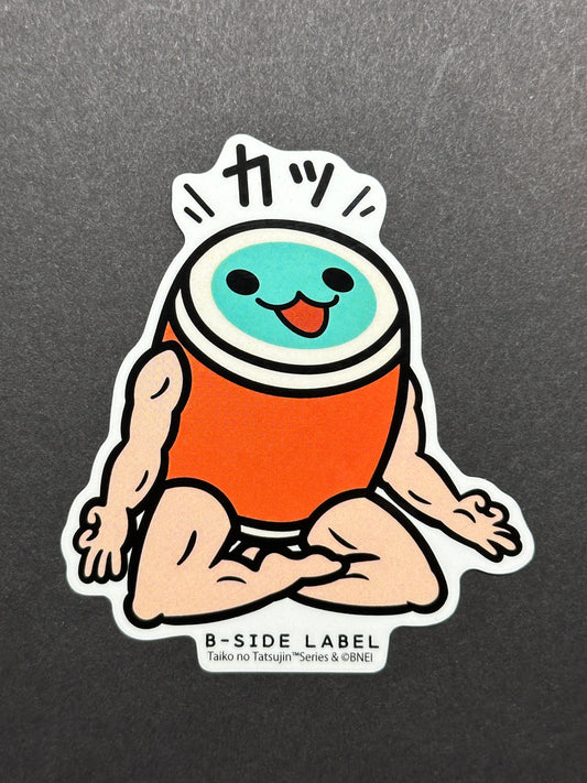 Taiko no Tatsujin - Standing Katsu - B-Side Label Collab Sticker